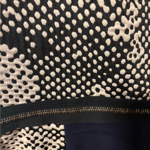 Lela Rose Wool Knee-length dress size 8 navy and black - Picture 5 of 8